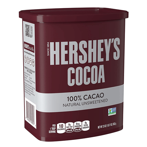 100 percent cacao, non-alkalized and unsweetened. A gluten-free and kosher cocoa powder.