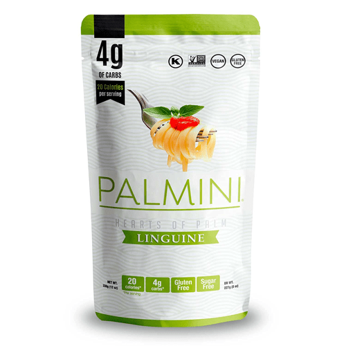 Palmini Hearts of Palm Pasta is a pasta substitute made completely out of a natural plant known as Hearts of Palm.