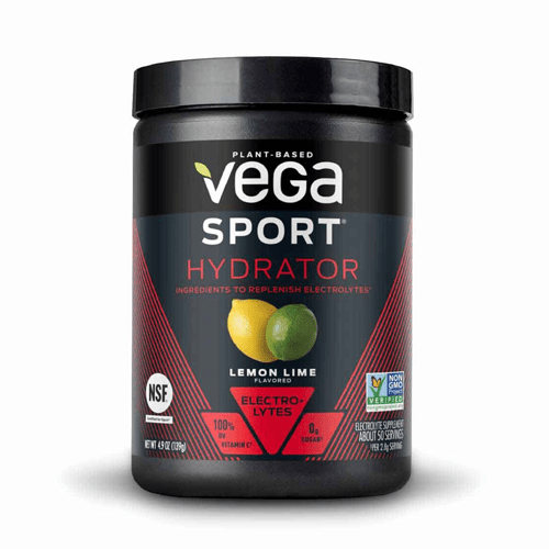 Vega Sport Electrolyte Hydrator has all the essential electrolytes your body needs to stay hydrated during workouts—or throughout the day.