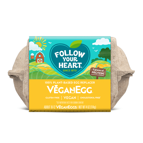 Plant-based egg replacer. 1 serving (2 TBSP) 12-6pm on a veggie day.