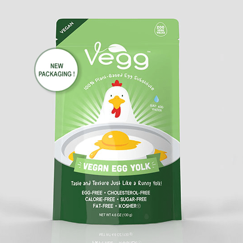 The Vegg Vegan Egg Yolk is a 100% plant-based, 0 calories, egg yolk replacement.