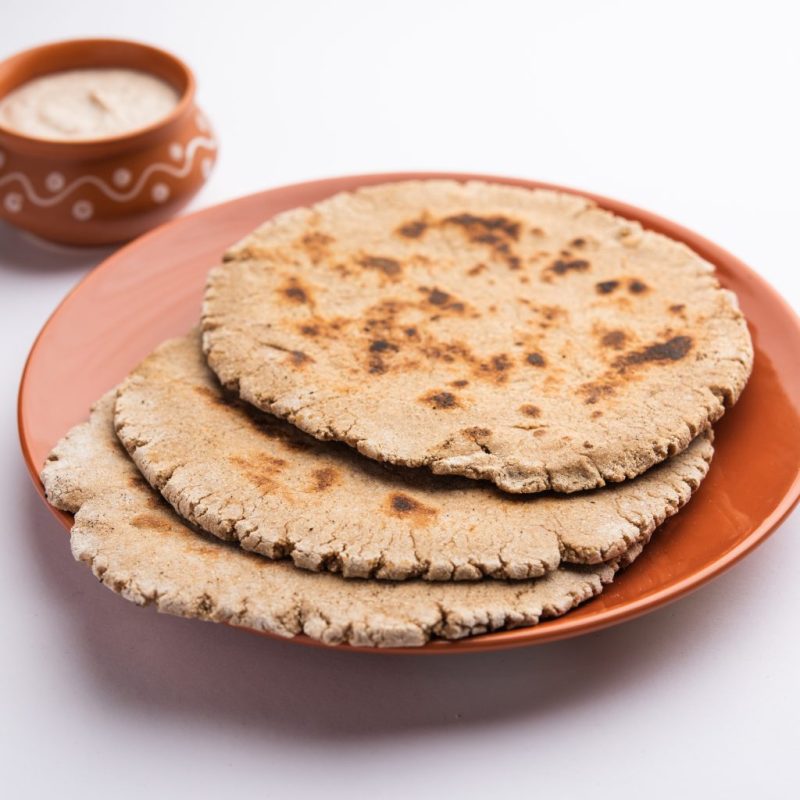 singhara atta roti or paratha