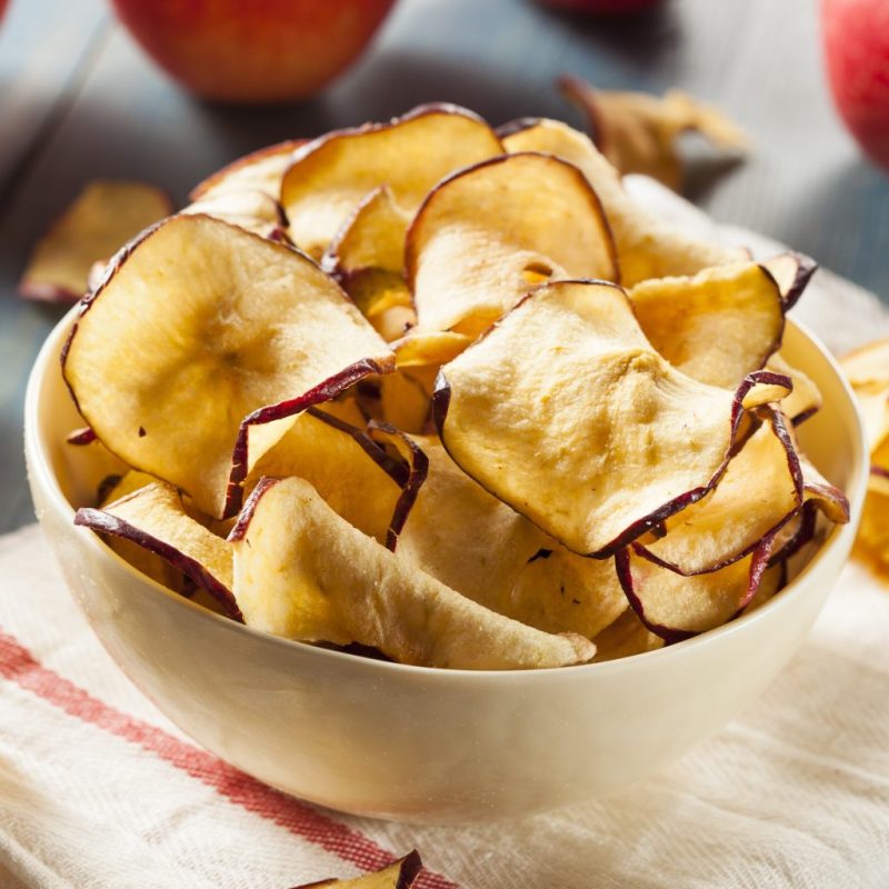 Baked Dehydrated Apples Chips